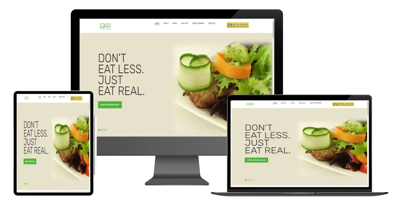 raga restaurant website