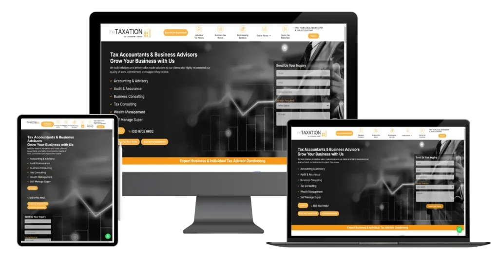 accountant website design