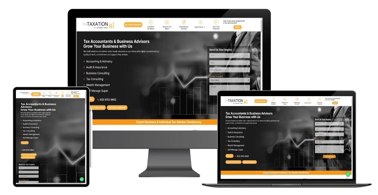 accountant website design