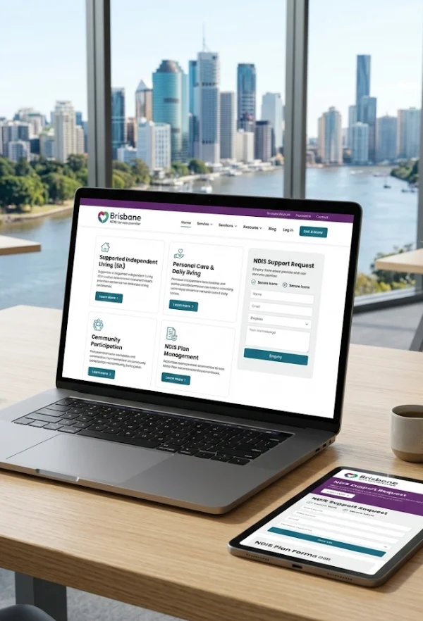 Custom NDIS Service Website Brisbane
