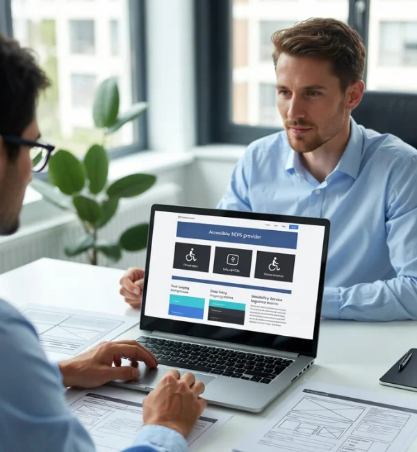 NDIS website accessibility audit for disability support provider