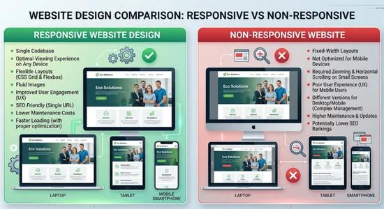 Responsive Website Design vs Non-Responsive Websites