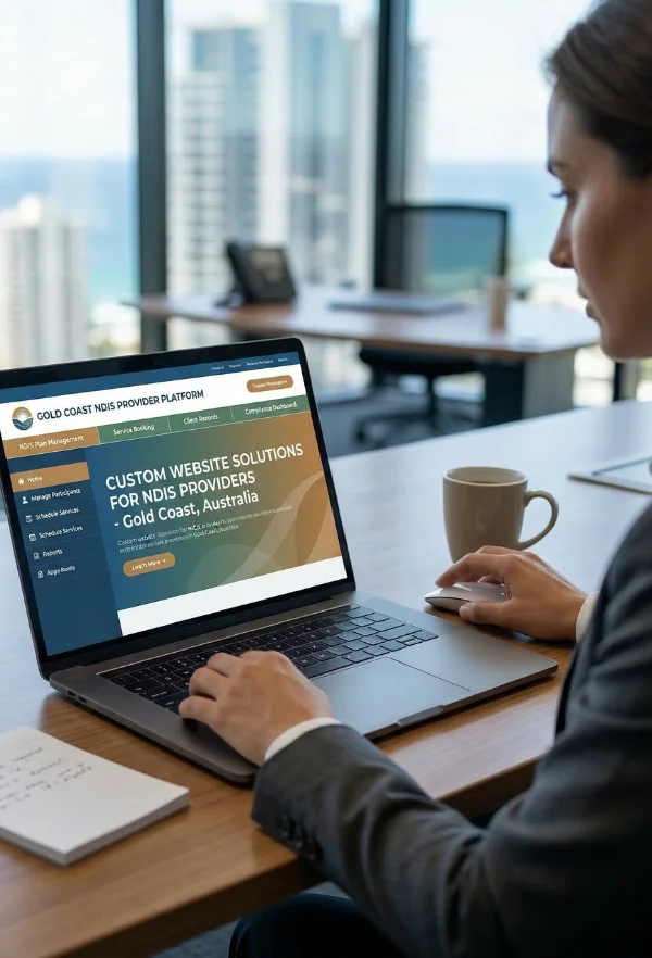custom NDIS websites Gold Coast provider platform