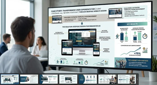reswebsite design case study showing bespoke layout and improved user experience