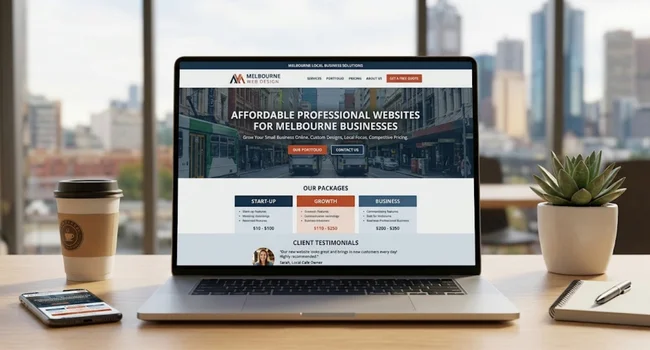 Small business web design Melbourne — local coverage across Greater Melbourne suburbs