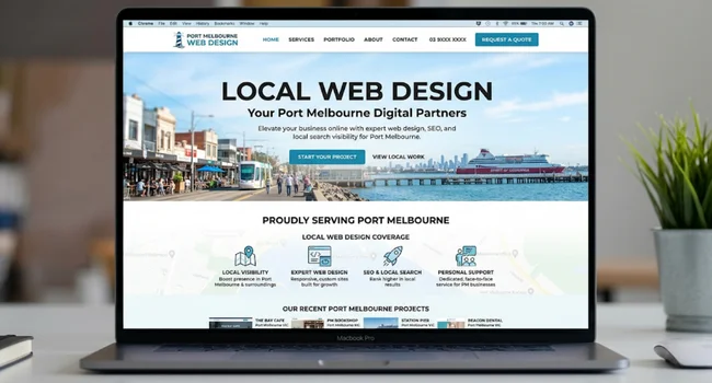 Web design Port Melbourne local coverage