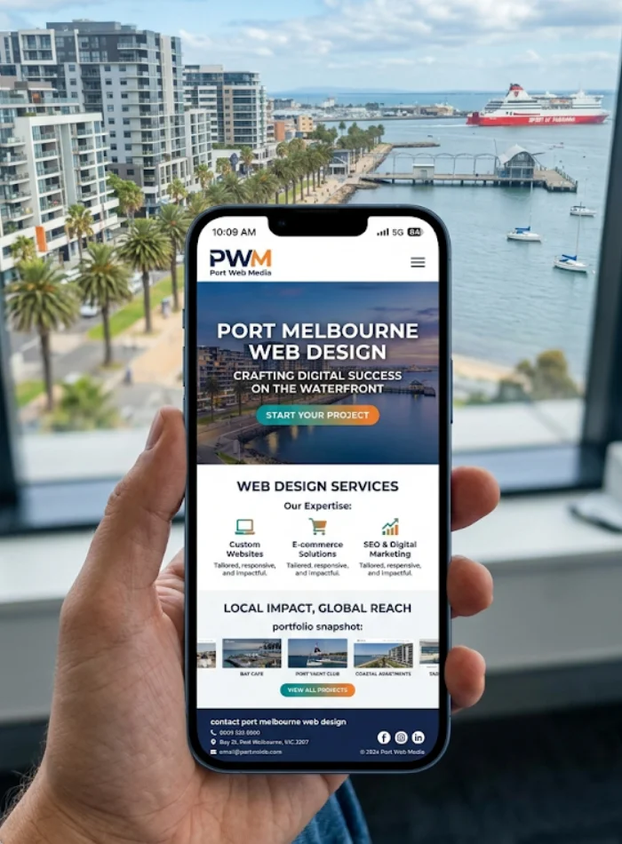 Web design Port Melbourne — professional website example for Port Melbourne local businesses