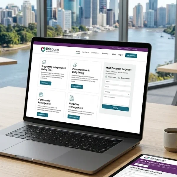 Custom NDIS Service Website Brisbane