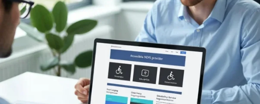 NDIS website accessibility audit for disability support provider